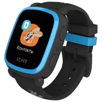 Умные часы Elari KidPhone Ну, погоди! (черный)