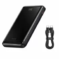 Внешний аккумулятор Baseus Magnetic Bracket Wireless Fast Charge 10000mAh (черный) Внешний аккумулятор Baseus Magnetic Bracket Wireless Fast Charge 10000mAh (черный)