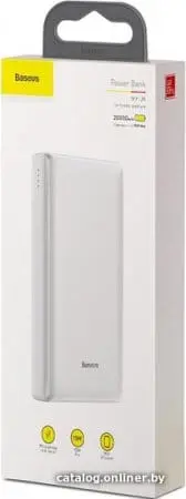 Внешний аккумулятор Baseus Mini JA PPJAN-B02 20000mAh (белый)