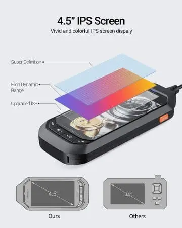 USB видеоэндоскоп с экраном Depstech DS450 Dual