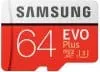 Карта памяти Samsung EVO Plus microSDXC 64GB + адаптер
