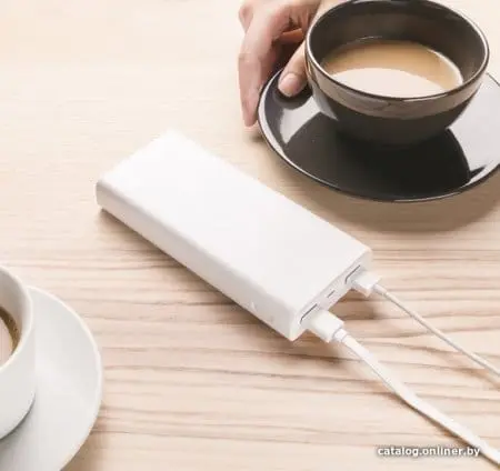 Внешний аккумулятор Xiaomi Mi Power Bank 2С 20000mAh (белый)