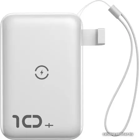 Внешний аккумулятор Baseus Mini S Bracket Wireless PPXFF10W-02 10000mAh (белый)