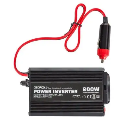 Автомобильный инвертор Geofox M 200W/24V