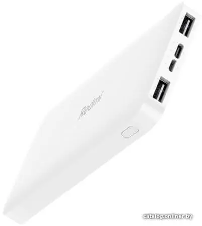 Внешний аккумулятор Xiaomi Redmi Power Bank 10000mAh (белый, китайская версия)