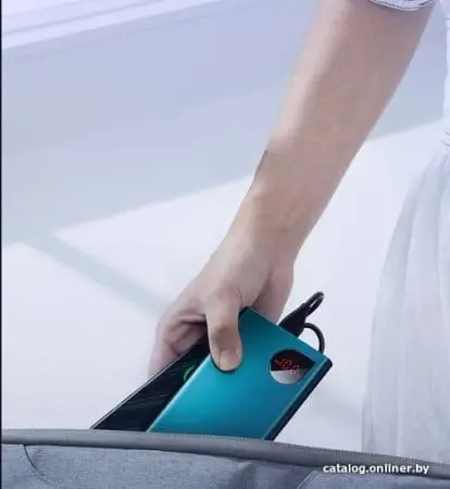 Внешний аккумулятор Baseus Adaman Metal Digital Display PPIMDA-B06 10000mAh (голубой)