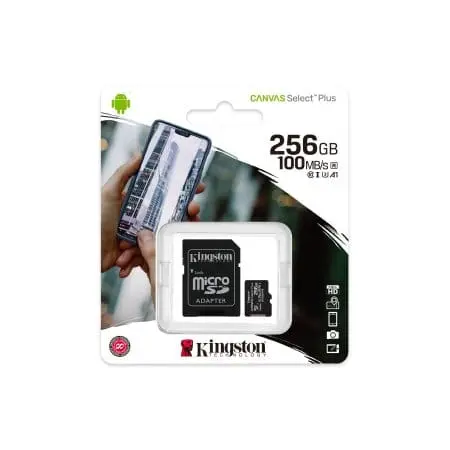 Карта памяти Kingston Canvas Select Plus microSDXC 256GB (с адаптером)