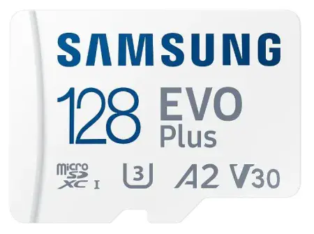 Карта памяти Samsung EVO Plus microSDXC 128GB (с адаптером)