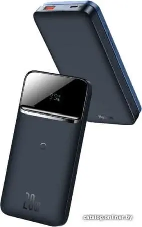 Внешний аккумулятор Baseus Magnetic wireless PPCXW10 10000mAh (черный)