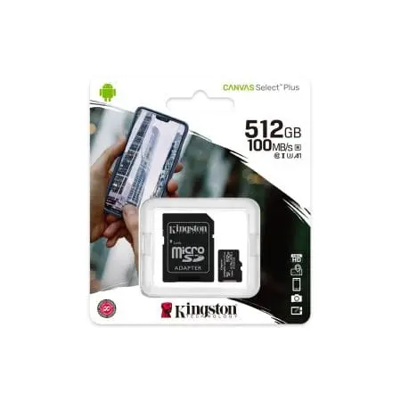 Карта памяти Kingston Canvas Select Plus microSDXC 512GB (с адаптером)
