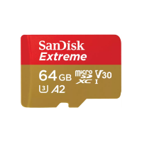 Карта памяти SanDisk Extreme microSDXC 64GB (с адаптером)