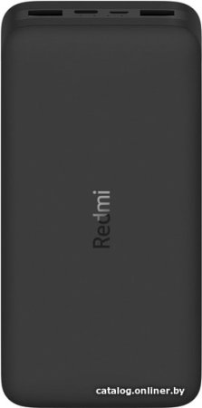 Внешний аккумулятор Xiaomi Redmi Power Bank 20000mAh (черный, международная версия)