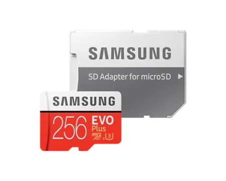 Карта памяти Samsung EVO Plus microSDXC 256GB + адаптер