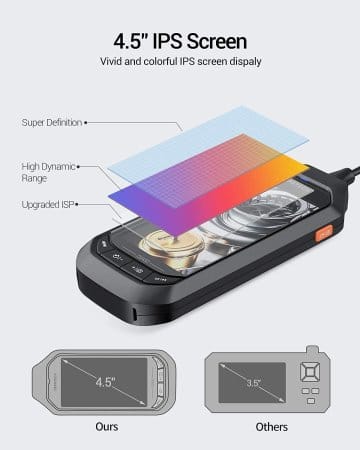 USB видеоэндоскоп с экраном Depstech DS450 Dual USB видеоэндоскоп с экраном Depstech DS450 Dual