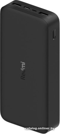 Внешний аккумулятор Xiaomi Redmi Power Bank 20000mAh (черный, международная версия)