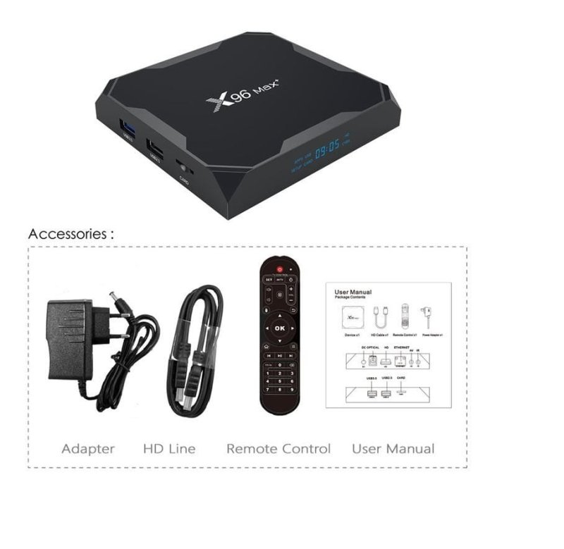 Смарт-приставка X96 Max Plus Ultra 4/32 GB