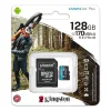Карта памяти Kingston Canvas Go! Plus microSDXC 128GB (с адаптером)