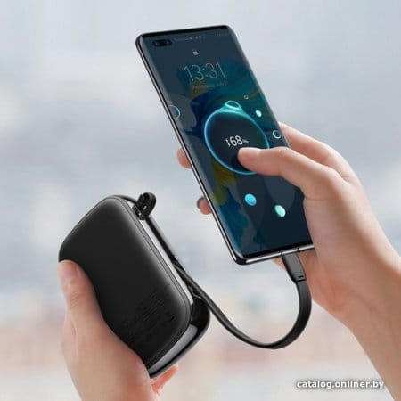 Внешний аккумулятор Baseus Qpow Digital Display PPQD-I01 20000mAh (черный)