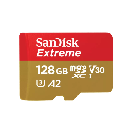 Карта памяти SanDisk Extreme microSDXC 128GB (с адаптером)