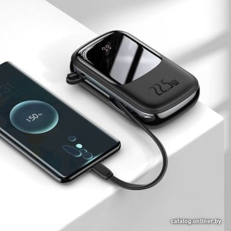 Внешний аккумулятор Baseus Qpow Digital Display PPQD-I01 20000mAh (черный)