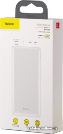Внешний аккумулятор Baseus Mini JA PPJAN-C02 30000mAh (белый)