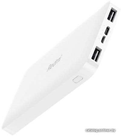 Внешний аккумулятор Xiaomi Redmi Power Bank 10000mAh (белый, китайская версия)
