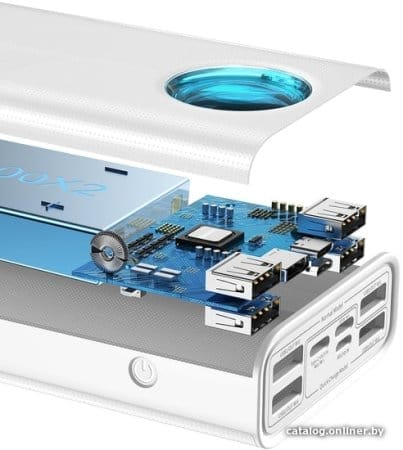 Внешний аккумулятор Baseus Amblight PPLG-A02 30000mAh (белый)