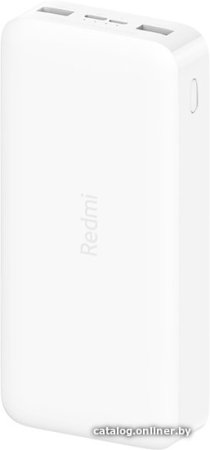 Внешний аккумулятор Xiaomi Redmi Power Bank 20000mAh (белый, международная версия)