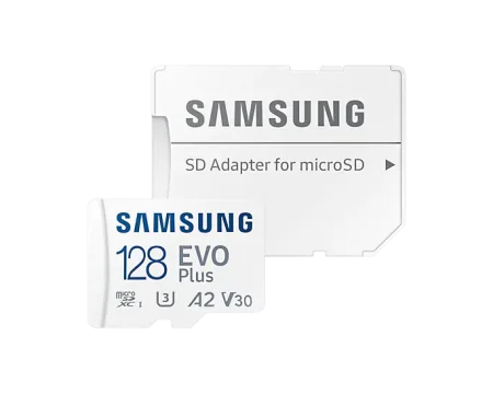 Карта памяти Samsung EVO Plus 2021 microSDXC 128GB (с адаптером)