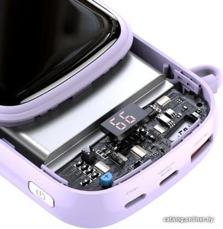Внешний аккумулятор Baseus Qpow Digital Display PPQD-I05 20000mAh (фиолетовый)