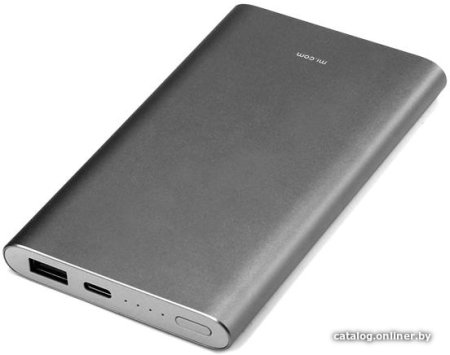 Внешний аккумулятор Xiaomi Mi Power Bank Pro 10000mAh (серый) [PLM01ZM]