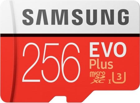 Карта памяти Samsung EVO Plus microSDXC 256GB + адаптер