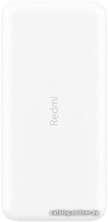 Внешний аккумулятор Xiaomi Redmi Power Bank 20000mAh (белый, международная версия)