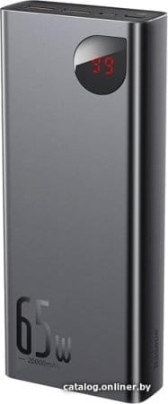 Внешний аккумулятор Baseus Adaman Metal Digital Display PPIMDA-D01 20000mAh (черный)