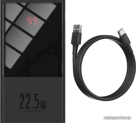 Внешний аккумулятор Baseus Super Mini Digital Display PPMN-A01 10000mAh (черный)