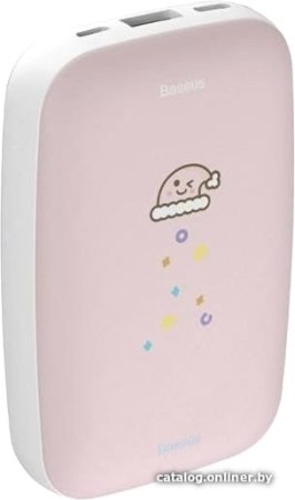 Внешний аккумулятор Baseus Mini Q Hand Warmer PPALL-CXQ04 10000mAh (розовый)