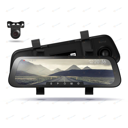 Автомобильный видеорегистратор Xiaomi 70mai Rearview Dash Cam Wide Midrive D07 + RC04, 2 камеры